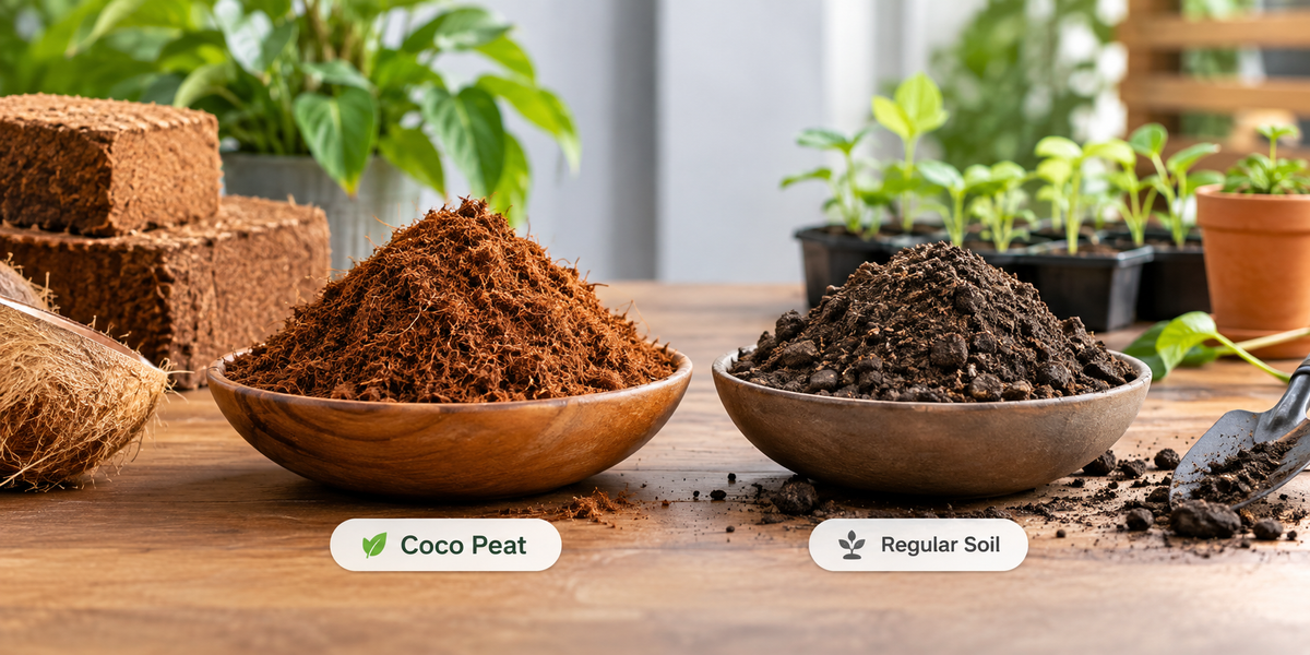 Coco Peat vs. Regular Soil: Why Coconut Coir is Better for Your Home Garden