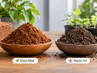 Coco Peat vs. Regular Soil: Why Coconut Coir is Better for Your Home Garden
