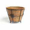Re-Coco Nest : Coir Pots with Metal Holder