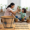 Re-Coco Nest : Coir Pots with Metal Holder