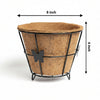 Re-Coco Nest : Coir Pots with Metal Holder