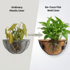 Re-Coco : Flat Wall Liners with Metal Holder