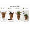 Re-Coco : Conical Wall Liner with Metal Holder