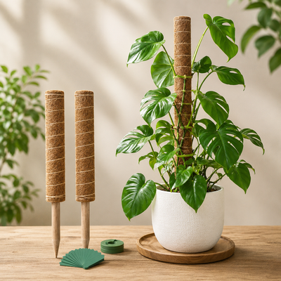 Re-Coco Trunk - Rooted Extendable Moss Stick