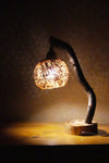 Re-Coco WoodLume | Handmade Wooden Table Lamp with Coconut Fiber Shade