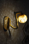 Re-Coco WoodLume | Handmade Wooden Table Lamp with Coconut Fiber Shade