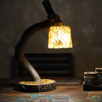 Re-Coco Artisan Handmade Wooden Table Lamp