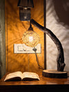 Re-Coco WoodLume | Handmade Wooden Table Lamp with Coconut Fiber Shade
