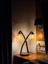 Re-Coco WoodLume | Handmade Wooden Table Lamp with Coconut Fiber Shade