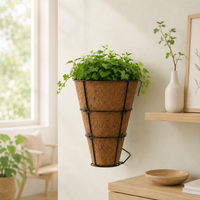 Re-Coco Conical Wall Liner with Metal Holder