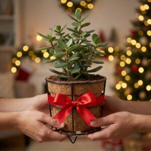 Re-Coco Eco Desk – Sustainable Jade Plant for Desk & Gifting
