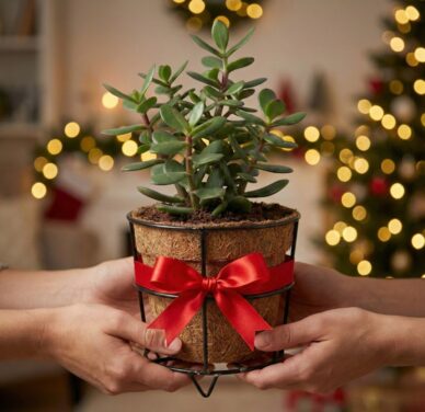 Re-Coco Eco Desk – Sustainable Jade Plant for Desk & Gifting